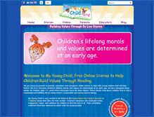 Tablet Screenshot of myyoungchild.org